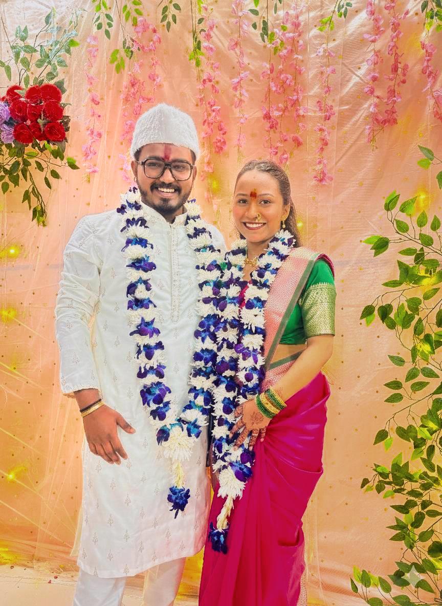 Chirayu and Urvashi together — memory 1